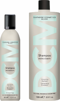 DCM Shampoo energizzante - Intensivbehandlung gegen Haarausfall - 300 ml / 1000 ml