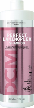 DCM Perfect Laminoplex Shampoo - Laminierende Wiederaufbau-Haarwäsche mit Diaplex-Moringa-Extrakt - 1000 ml