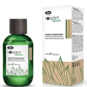 Lisap Keraplant Nature Balance-Control Shampoo - Intensivbehandlung gegen fettiges Haar und fettige Kopfhaut - 250 ml