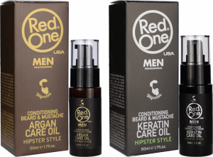 RedOne Conditioning Beard & Mustache Argan & Keratin Care Oil - 50 ml