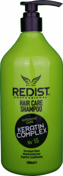 Redist Hair Care Shampoo - Shampoo with Keratin-Complex - 1000 ml
