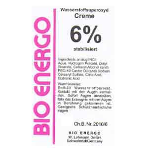 Bio Energo Wasserstoffsuperoxyd Creme (20 vol.) 6% - Oxydant / Entwickler - 5000 ml