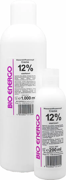 Bio Energo Wasserstoffsuperoxyd Creme (40 vol.) 12% - Oxydant / Entwickler - 200 ml