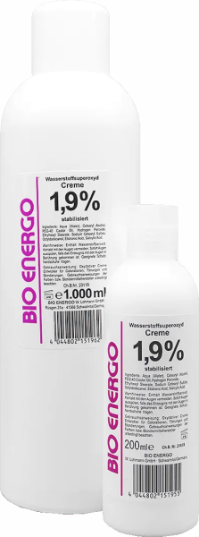 Bio Energo Wasserstoffsuperoxyd Creme (6,33 vol.) 1,9% - Oxydant / Entwickler - 1000 ml