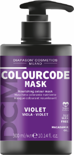 DCM Colourcode Mask Violett - Farbhaarkur - 300 ml