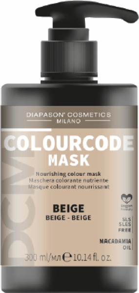 DCM Colourcode Mask Beige - Farbhaarkur - 300 ml