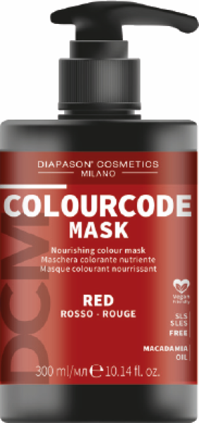 DCM Colourcode Mask Rot - Farbhaarkur - 300 ml