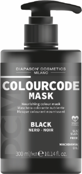 DCM Colourcode Mask Schwarz - Farbhaarkur - 300 ml