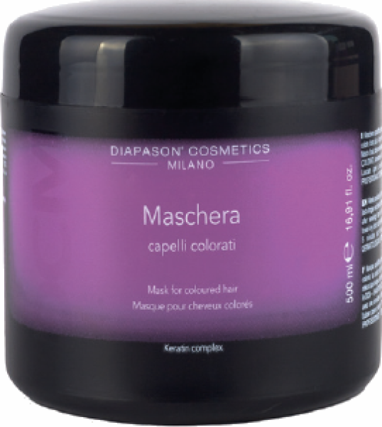 DCM Maschera capelli colorati - Maske / Haarkur für coloriertes Haar - 500 ml