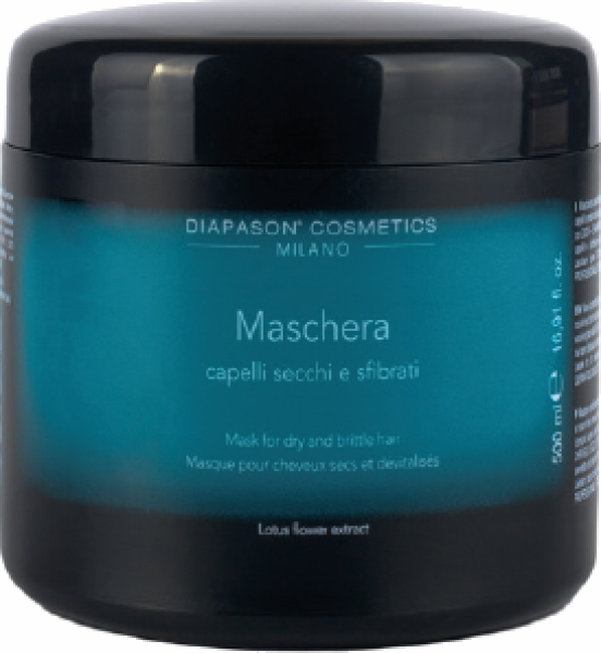 DCM Maschera capelli secchi e sfibrati - Maske / Haarkur für trockenes und sprödes Haar - 500 ml