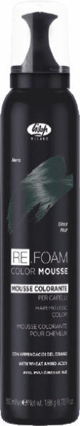Lisap Re. Foam Color Mousse - Farbschaum - Schwarz - 200 ml