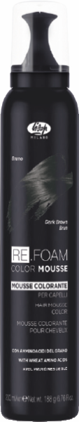 Lisap Re. Foam Color Mousse - Farbschaum - Dunkelbraun - 200 ml