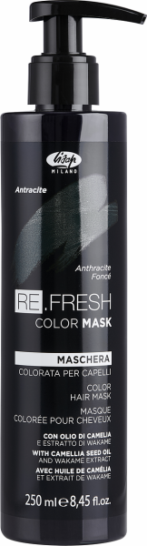 Lisap Re.Fresh Color Mask Anthrazit - Farbhaarkur - 250 ml