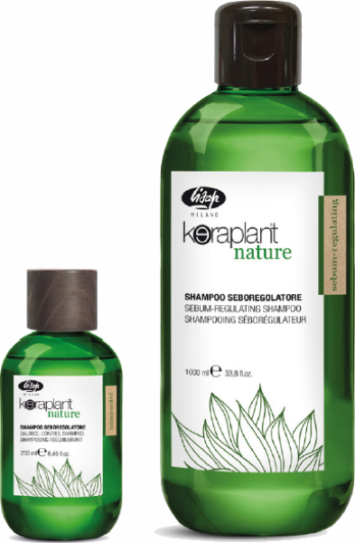 Lisap Keraplant Nature Balance-Control Shampoo - Intensivbehandlung gegen fettiges Haar und fettige Kopfhaut