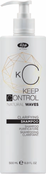 Lisap Keep Control Clarifying Shampoo - Tiefenreinigungsshampoo für die Haarwellung - 500 ml