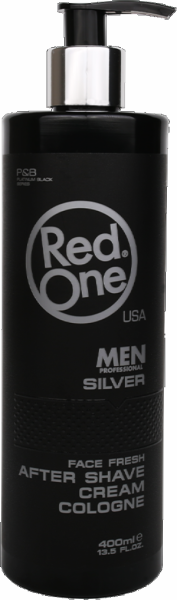 RedOne Face Fresh After Shave Cream Cologne - Silver - Aftershave - 400 ml