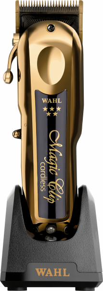 Wahl 5-Star Gold Cordless Magic Clip - Kabellose Haarschneidemaschine mit Ladestation