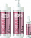DCM Perfect Laminoplex Shampoo + Maske + Spray - Laminierendes Wiederaufbau-Set mit Diaplex-Moringa-Extrakt - 2x 1000 ml + 1x 150 ml