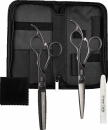 Olivia Garden Xtreme Matt Black Edition - 2er Scheren-Set